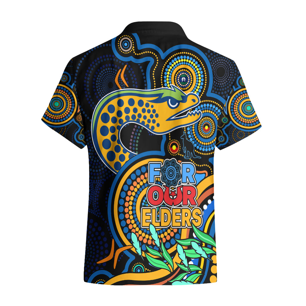Eels Rugby Aboriginal Art Hawaiian Shirt NAIDOC Indigenous Tribal - Vibe Hoodie Shop
