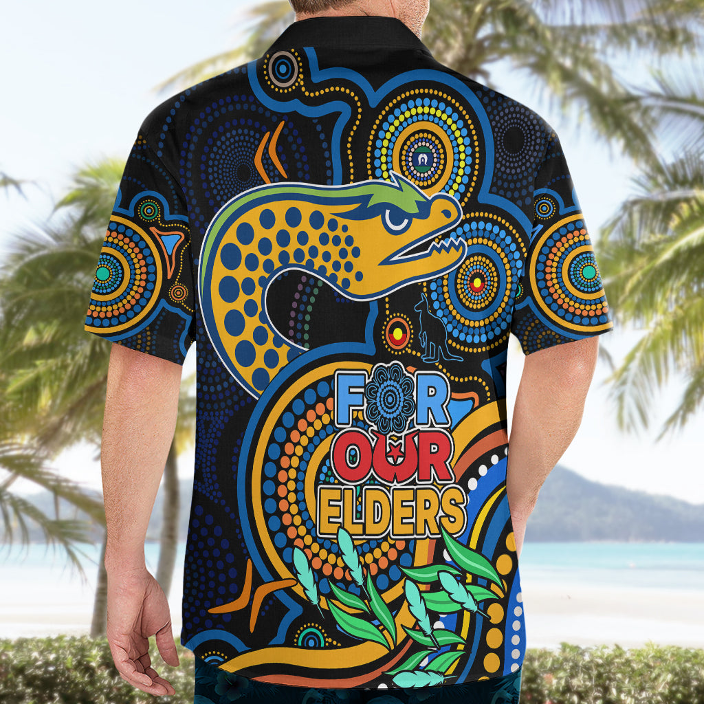 Eels Rugby Aboriginal Art Hawaiian Shirt NAIDOC Indigenous Tribal - Vibe Hoodie Shop