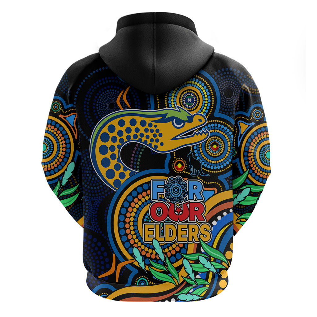 Eels Rugby Aboriginal Art Hoodie NAIDOC Indigenous Tribal LT9 - Vibe Hoodie Shop