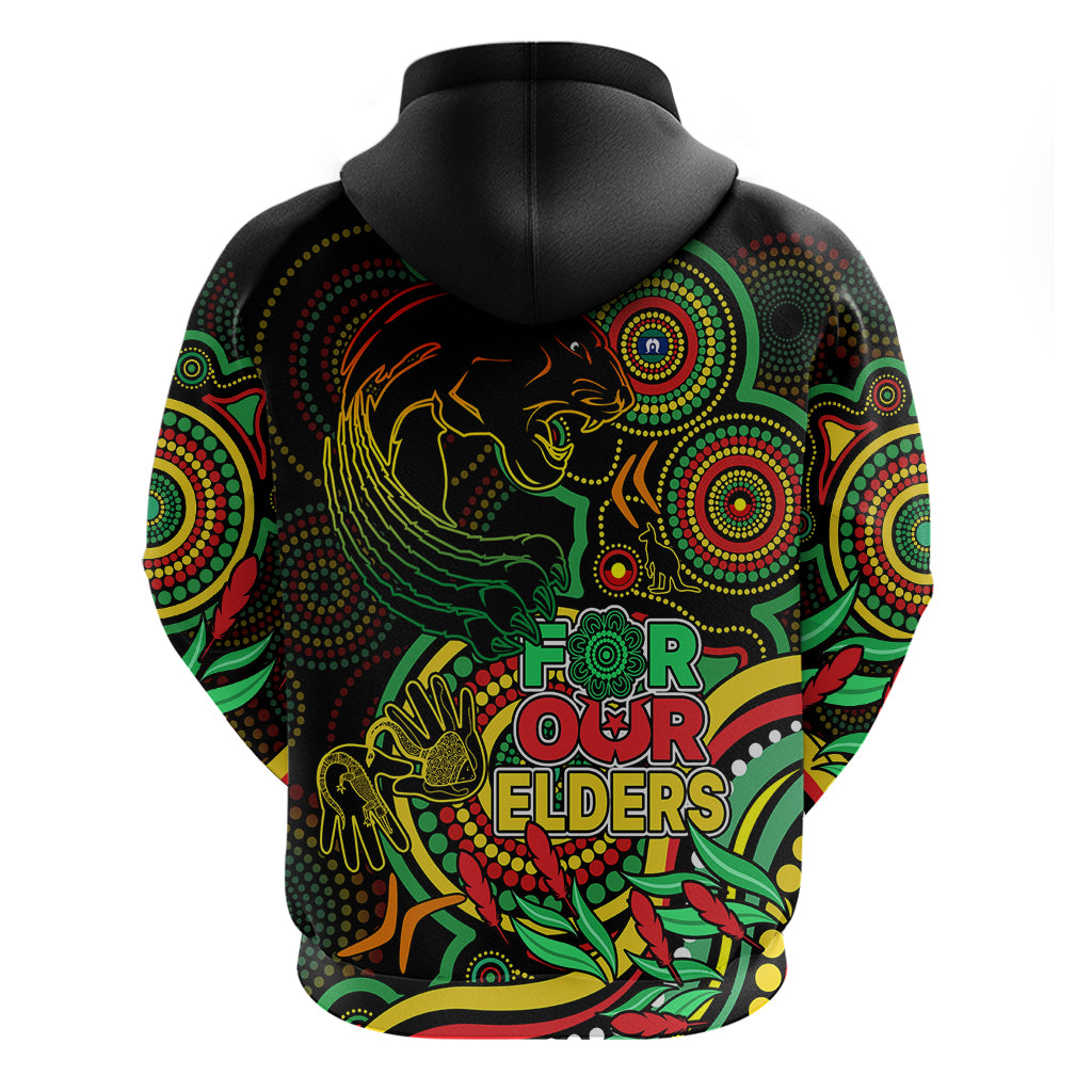 Panthers Rugby Aboriginal Art Hoodie NAIDOC Indigenous Tribal LT9 - Vibe Hoodie Shop