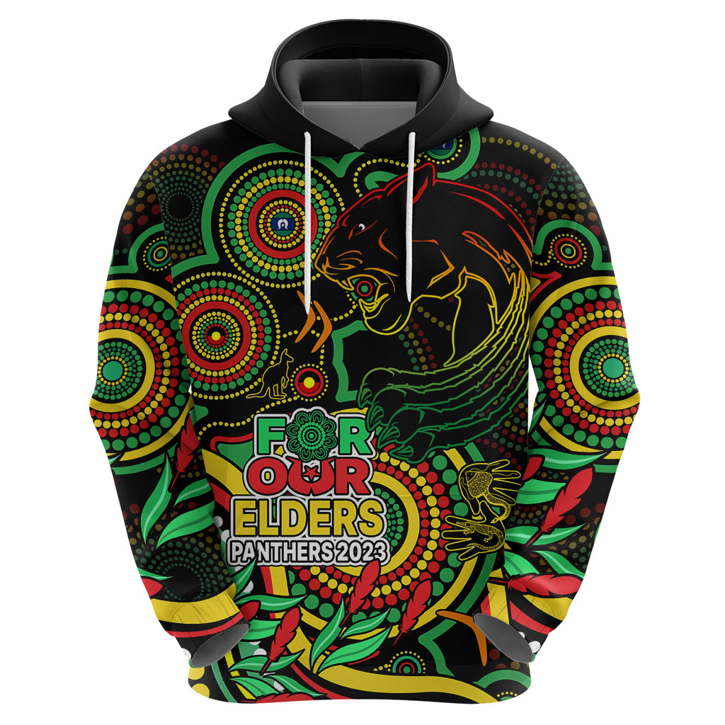 Panthers Rugby Aboriginal Art Hoodie NAIDOC Indigenous Tribal LT9 - Vibe Hoodie Shop