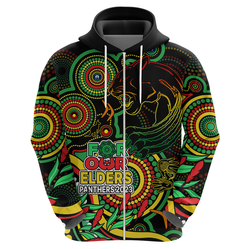 Panthers Rugby Aboriginal Art Hoodie NAIDOC Indigenous Tribal LT9 - Vibe Hoodie Shop