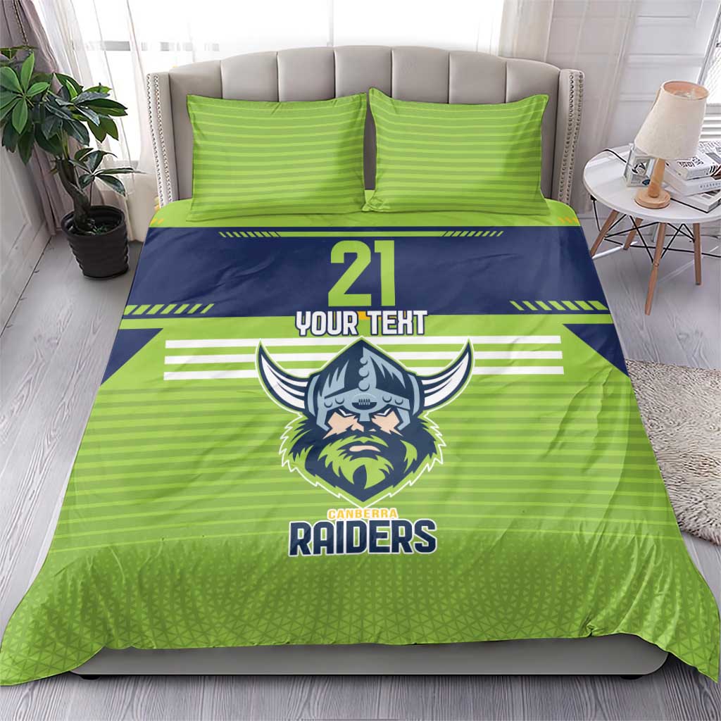 Raiders Rugby Custom Bedding Set The Green Machine Simple Style - Vibe Hoodie Shop