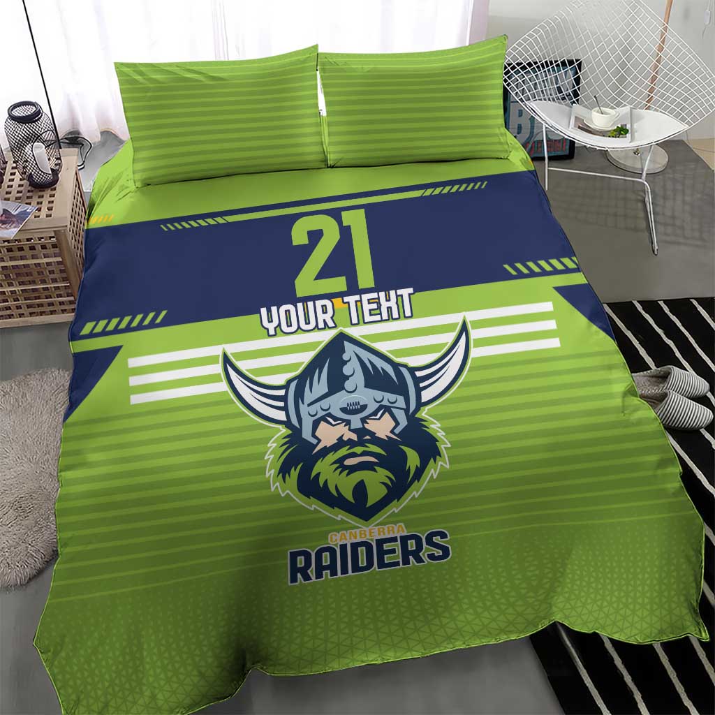 Raiders Rugby Custom Bedding Set The Green Machine Simple Style - Vibe Hoodie Shop