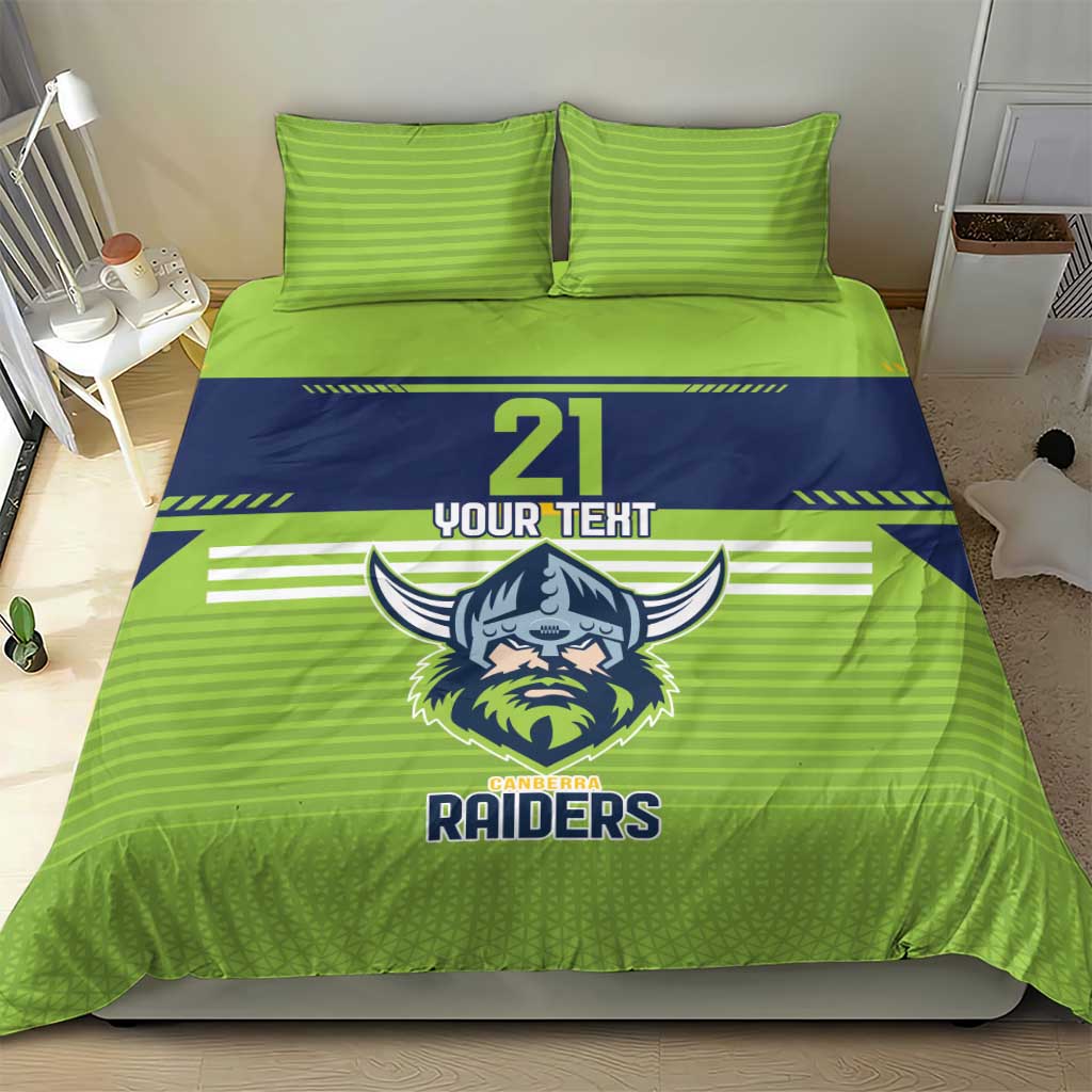 Raiders Rugby Custom Bedding Set The Green Machine Simple Style - Vibe Hoodie Shop