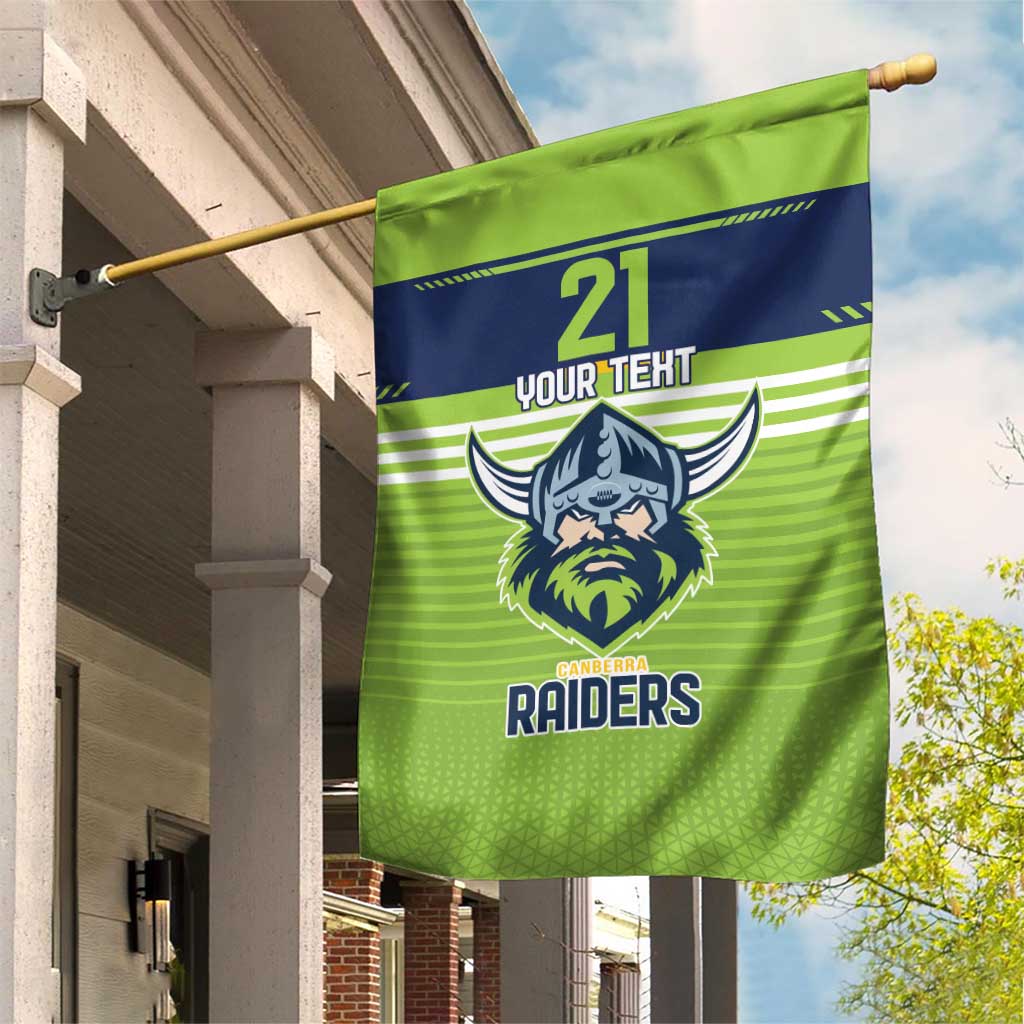 Raiders Rugby Custom Garden Flag The Green Machine Simple Style - Vibe Hoodie Shop