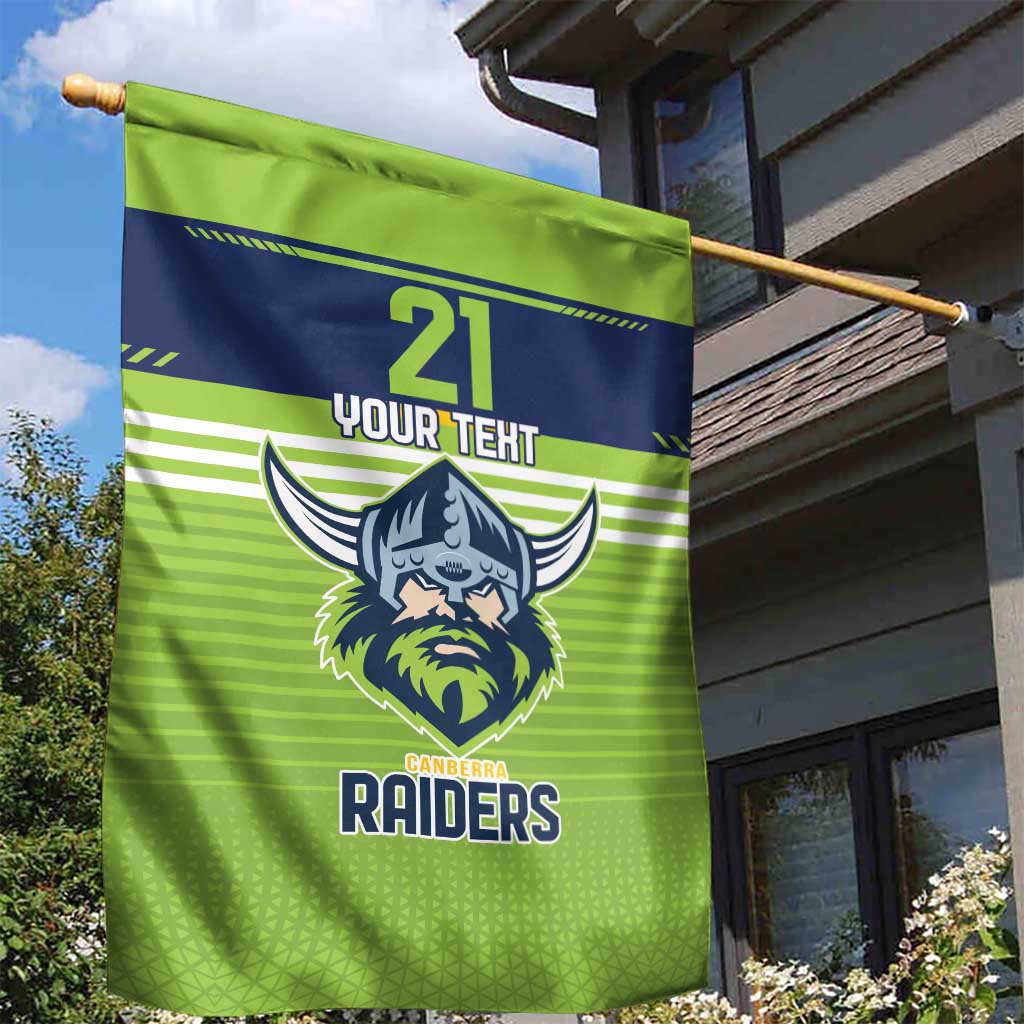 Raiders Rugby Custom Garden Flag The Green Machine Simple Style - Vibe Hoodie Shop