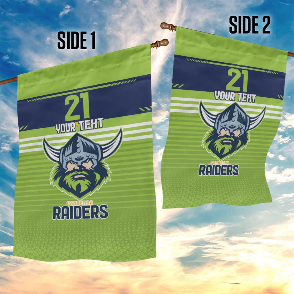 Raiders Rugby Custom Garden Flag The Green Machine Simple Style - Vibe Hoodie Shop