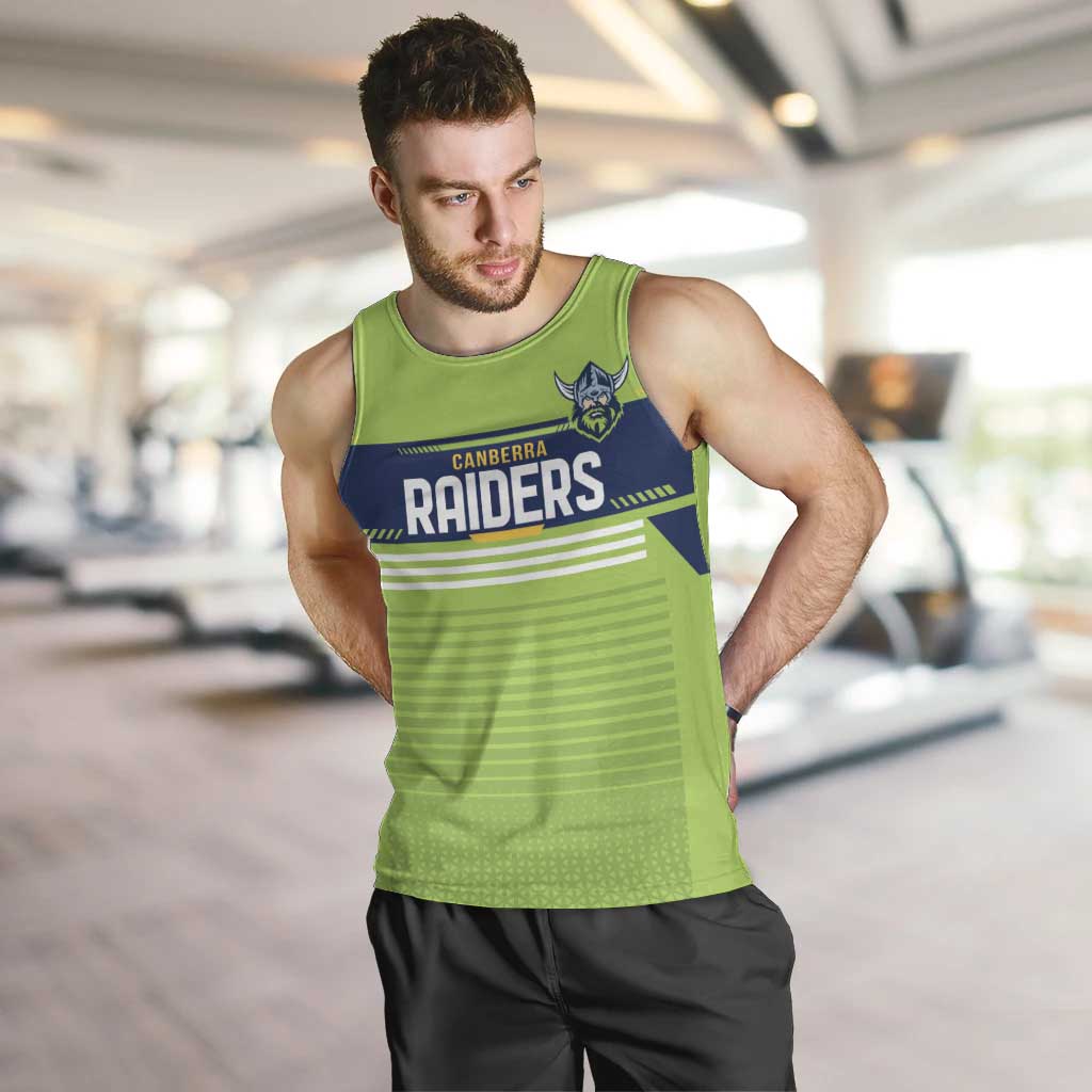 Raiders Rugby Custom Men Tank Top The Green Machine Simple Style - Vibe Hoodie Shop