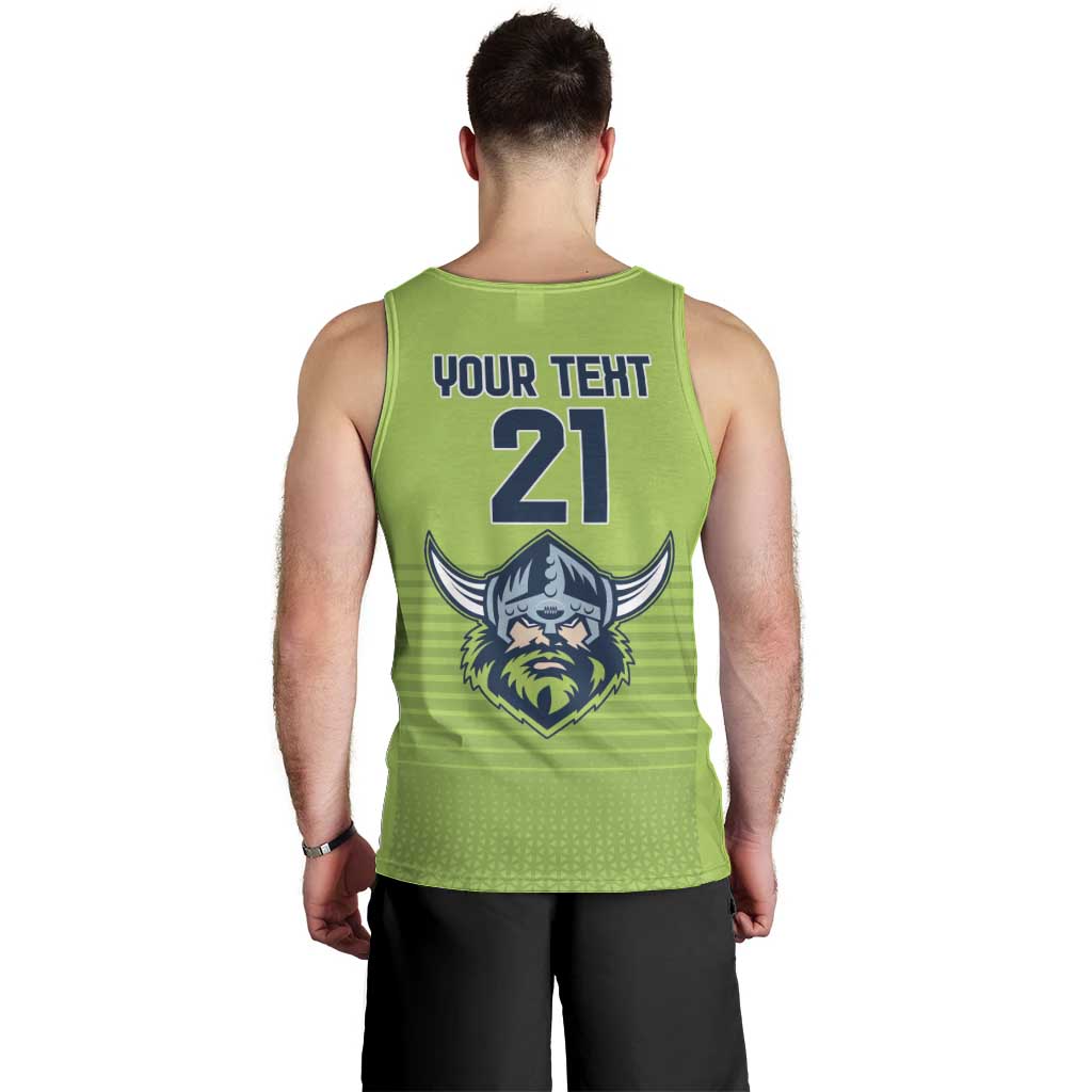 Raiders Rugby Custom Men Tank Top The Green Machine Simple Style - Vibe Hoodie Shop