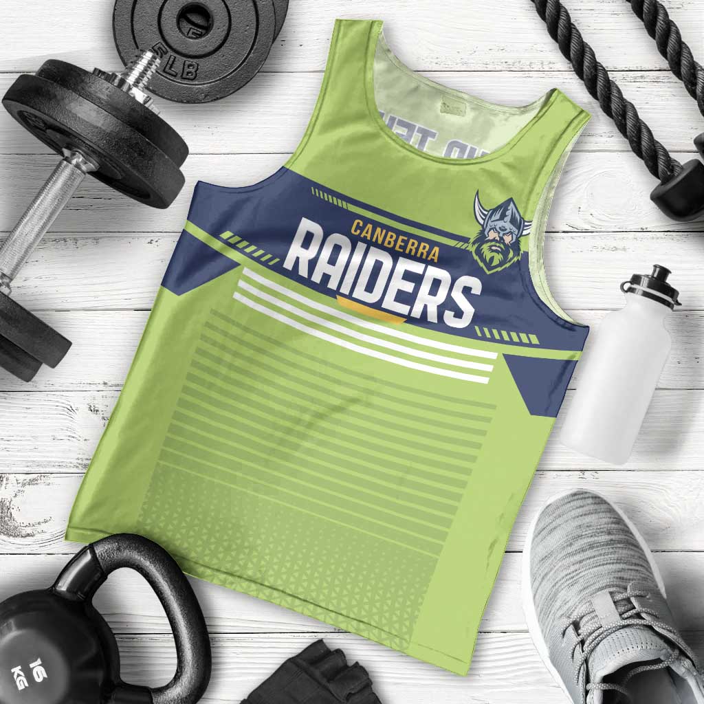 Raiders Rugby Custom Men Tank Top The Green Machine Simple Style - Vibe Hoodie Shop