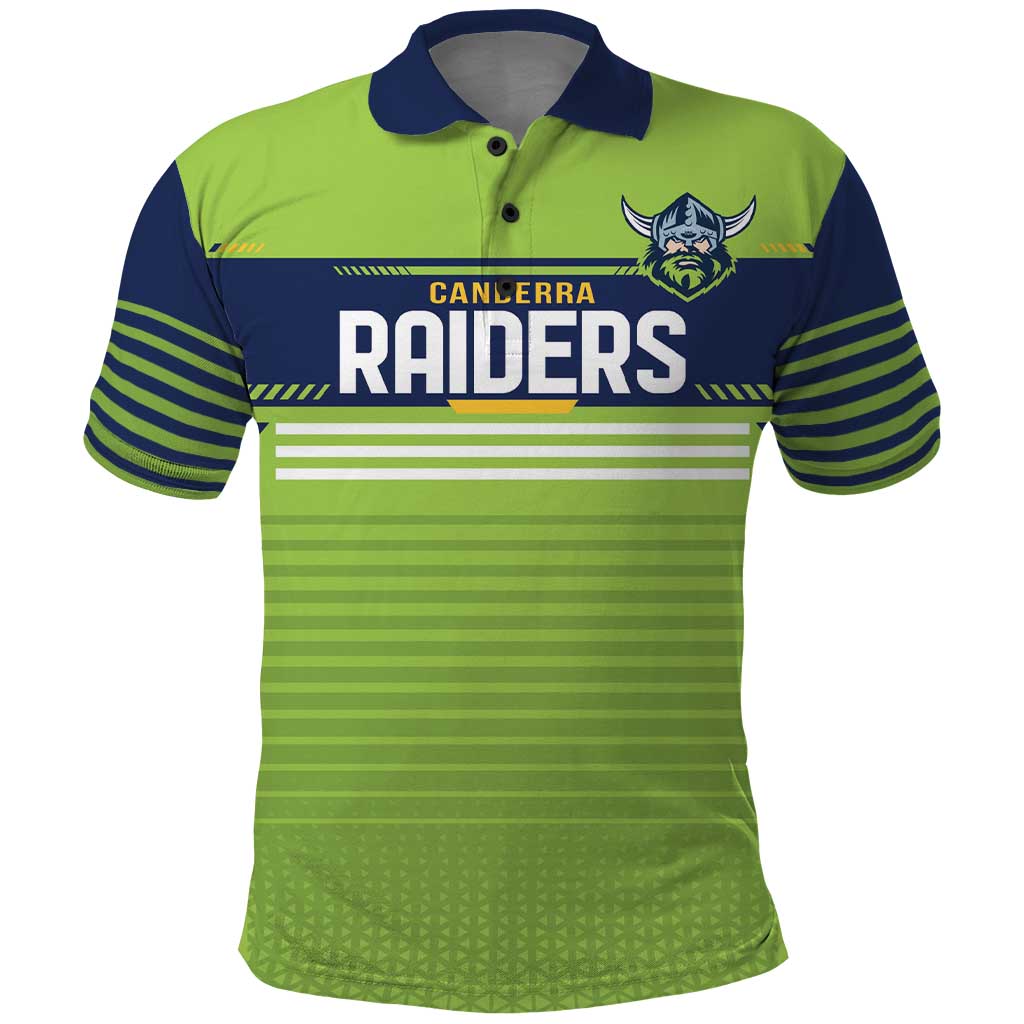 Raiders Rugby Custom Polo Shirt The Green Machine Simple Style LT9 - Vibe Hoodie Shop