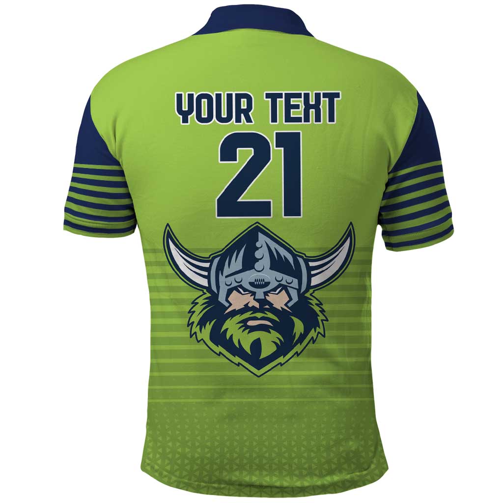 Raiders Rugby Custom Polo Shirt The Green Machine Simple Style LT9 - Vibe Hoodie Shop