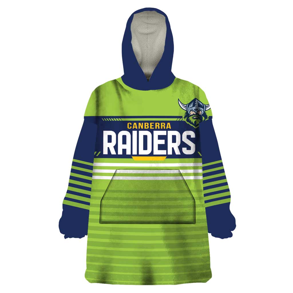 Raiders Rugby Custom Wearable Blanket Hoodie The Green Machine Simple Style - Vibe Hoodie Shop