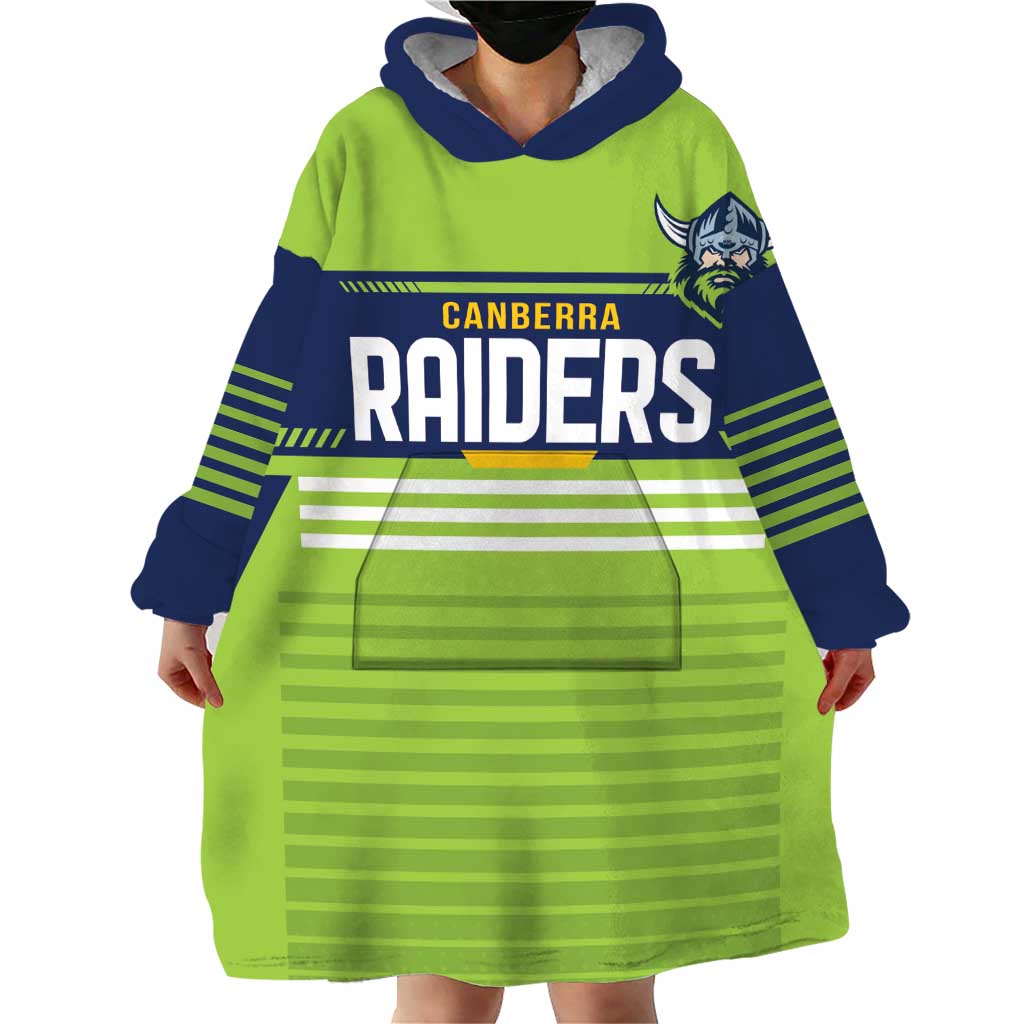 Raiders Rugby Custom Wearable Blanket Hoodie The Green Machine Simple Style - Vibe Hoodie Shop