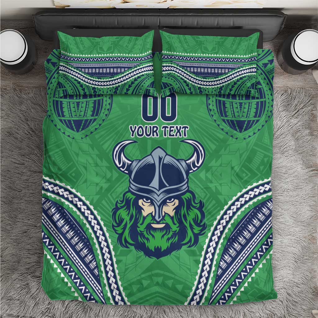 Raiders Rugby Custom Bedding Set With Polynesian Style - Vibe Hoodie Shop