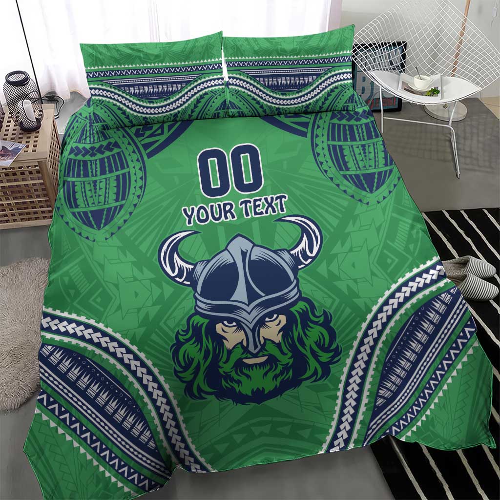Raiders Rugby Custom Bedding Set With Polynesian Style - Vibe Hoodie Shop