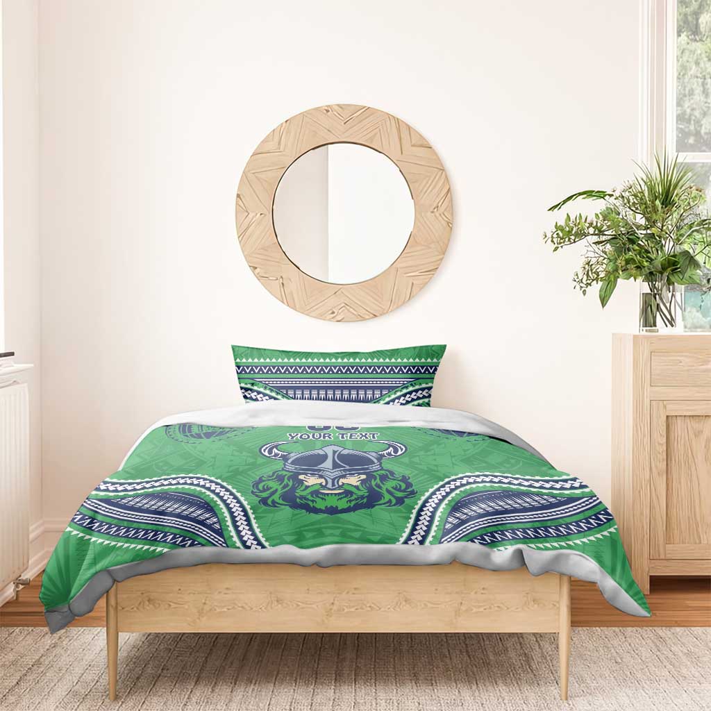 Raiders Rugby Custom Bedding Set With Polynesian Style - Vibe Hoodie Shop
