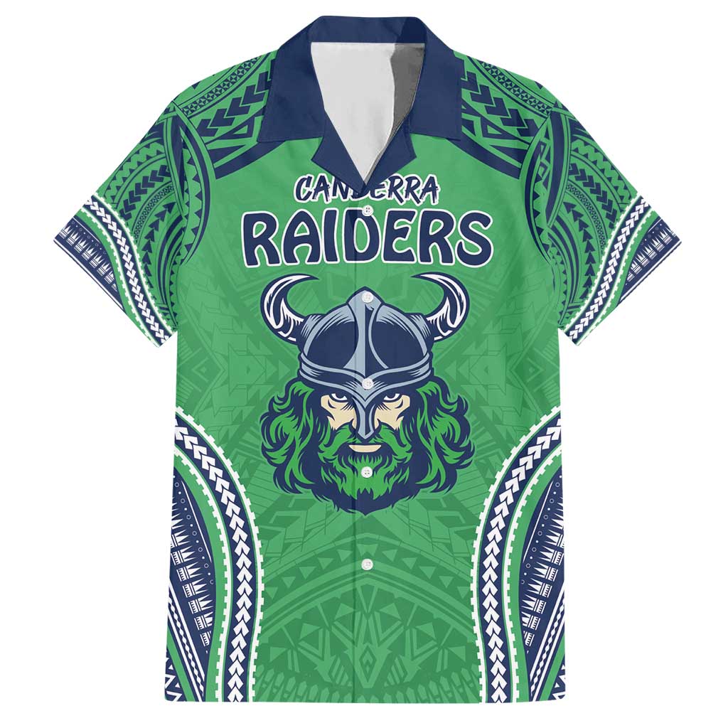 Raiders Rugby Custom Hawaiian Shirt With Polynesian Style - Vibe Hoodie Shop