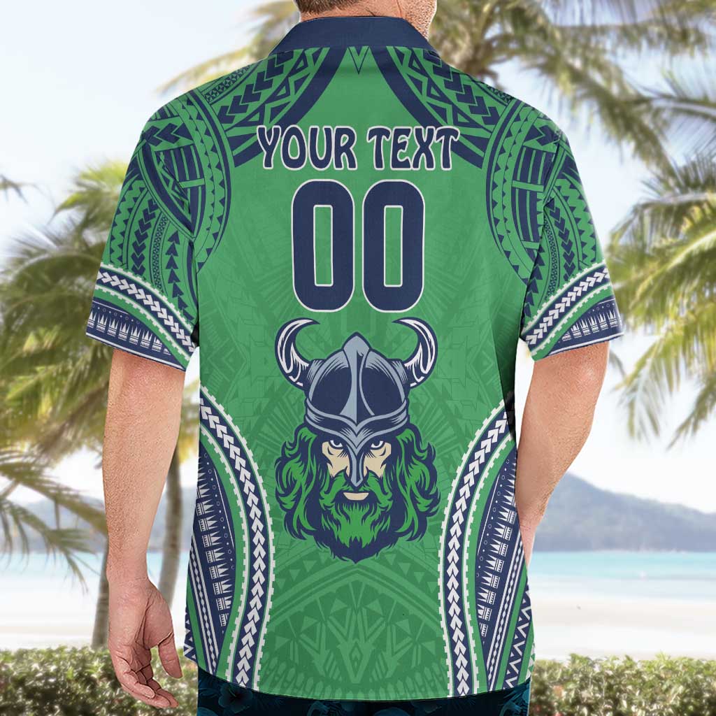 Raiders Rugby Custom Hawaiian Shirt With Polynesian Style - Vibe Hoodie Shop