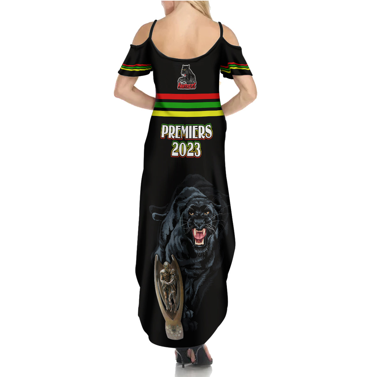 panther-premierships-summer-maxi-dress-go-champions-2023-black-simple-style
