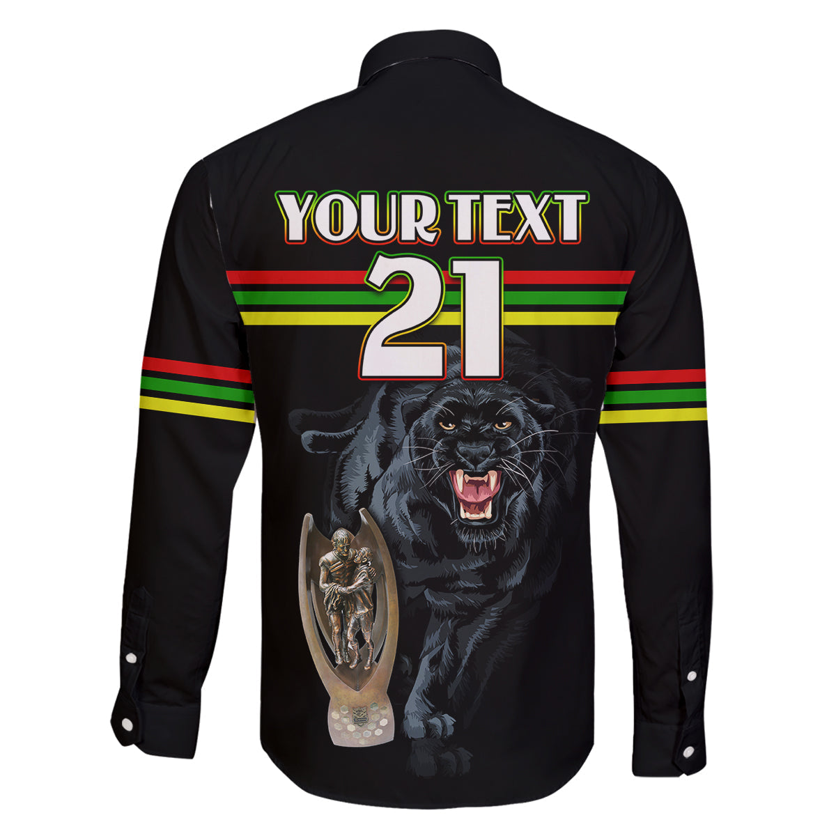 custom-panther-premierships-family-matching-off-shoulder-short-dress-and-hawaiian-shirt-go-champions-2023-black-simple-style