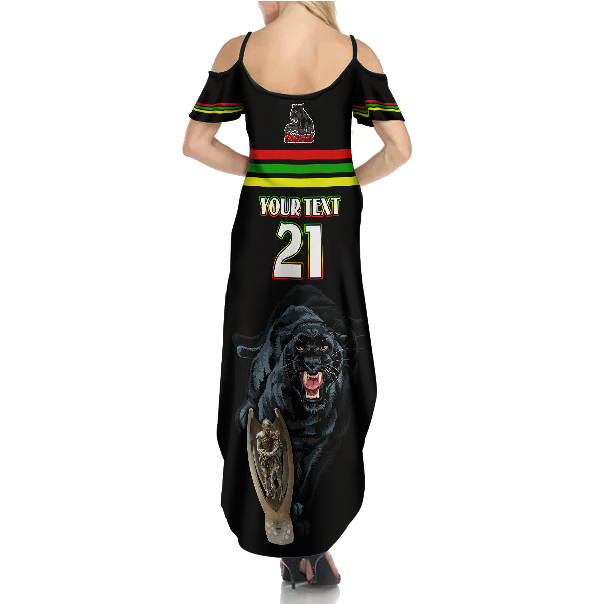 custom-panther-premierships-family-matching-summer-maxi-dress-and-hawaiian-shirt-go-champions-2023-black-simple-style