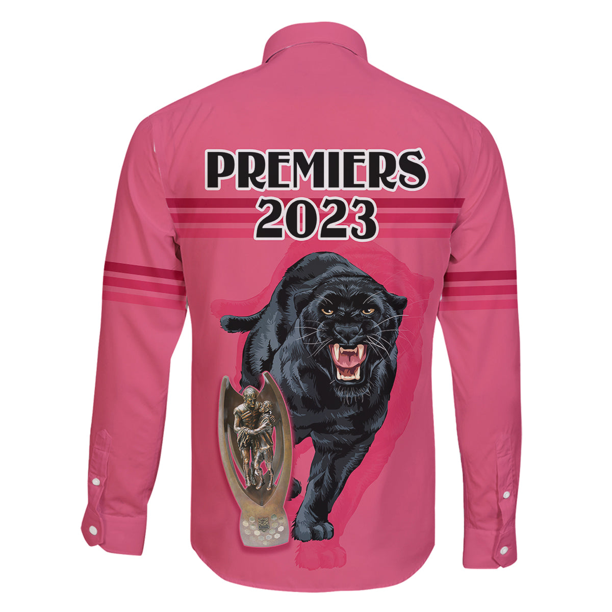 panther-premierships-family-matching-mermaid-dress-and-hawaiian-shirt-go-champions-2023-pink-simple-style