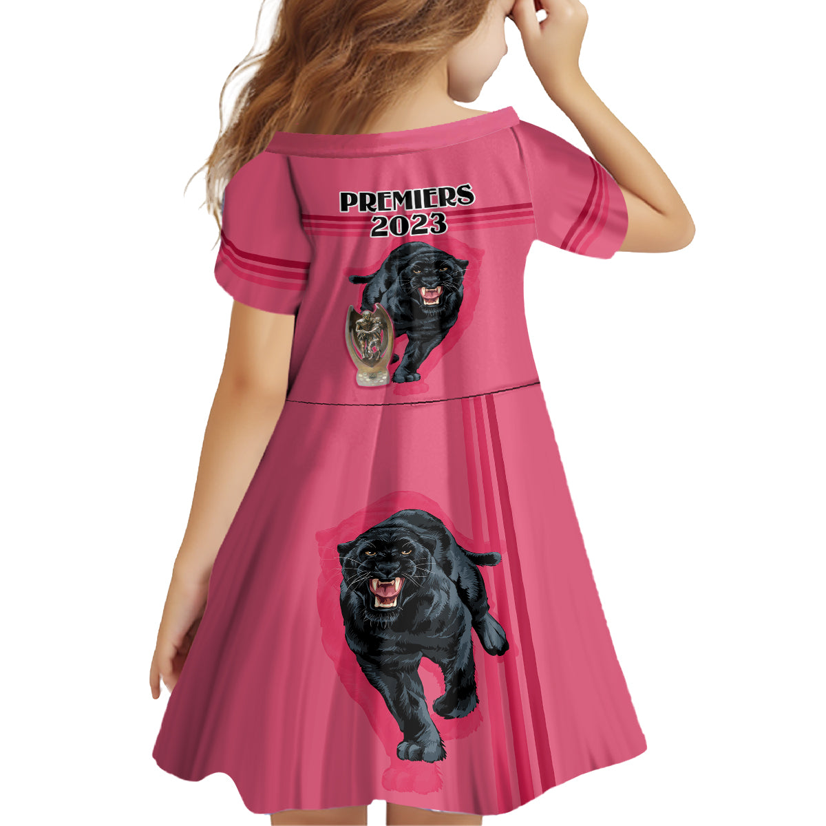 panther-premierships-family-matching-puletasi-dress-and-hawaiian-shirt-go-champions-2023-pink-simple-style