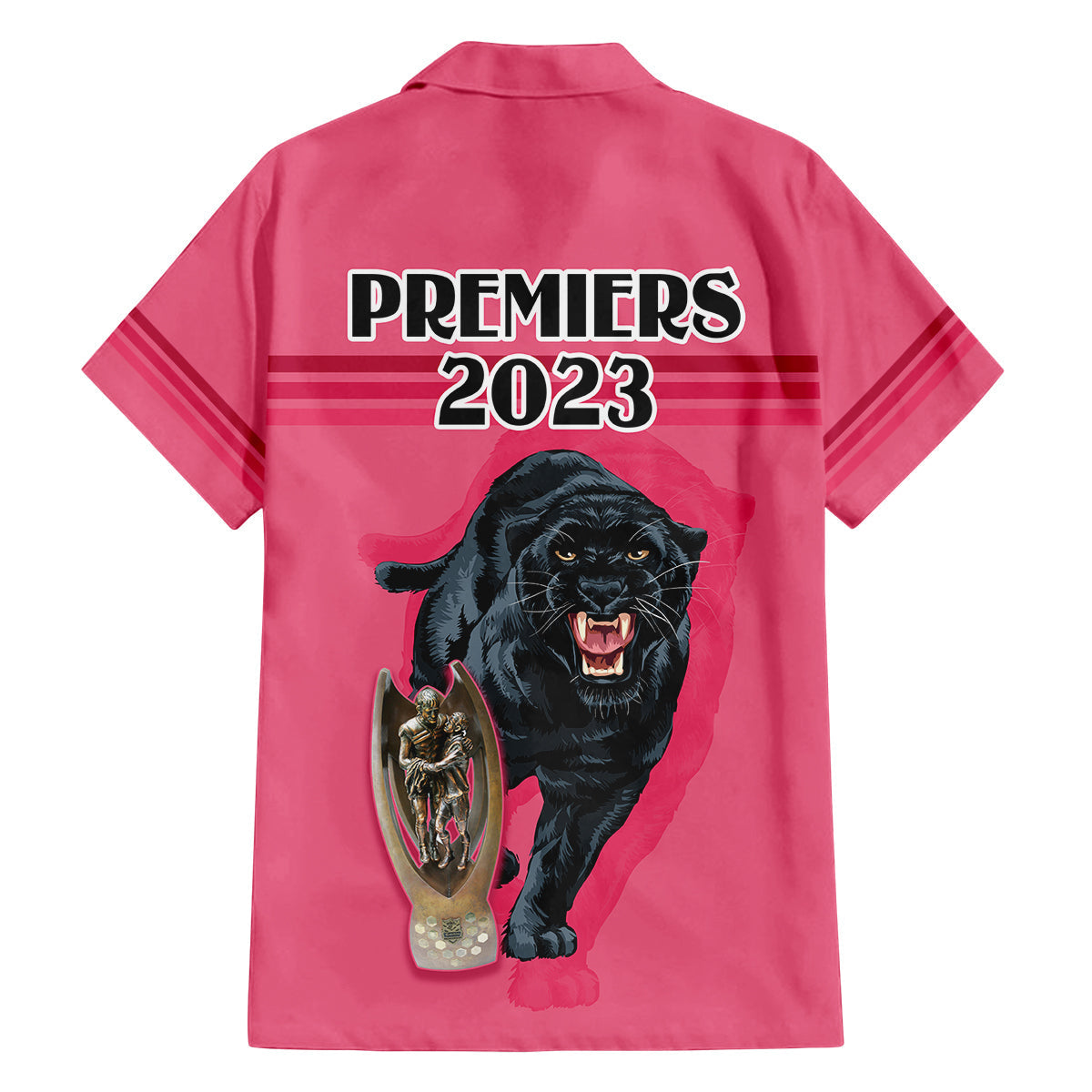 panther-premierships-family-matching-puletasi-dress-and-hawaiian-shirt-go-champions-2023-pink-simple-style