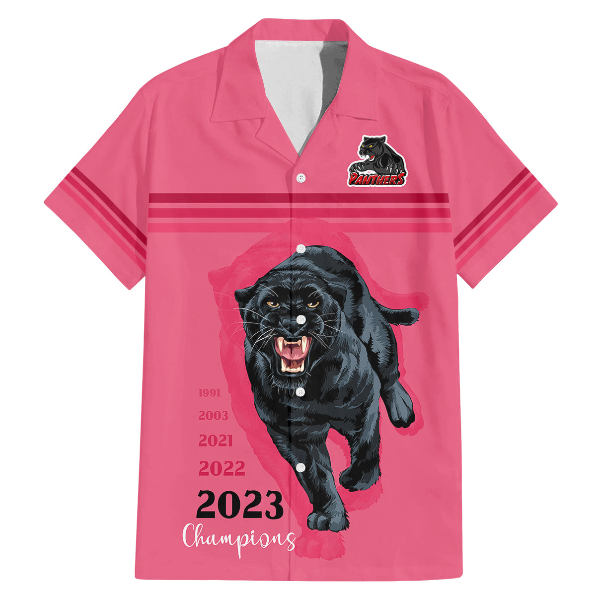 custom-panther-premierships-family-matching-mermaid-dress-and-hawaiian-shirt-go-champions-2023-pink-simple-style