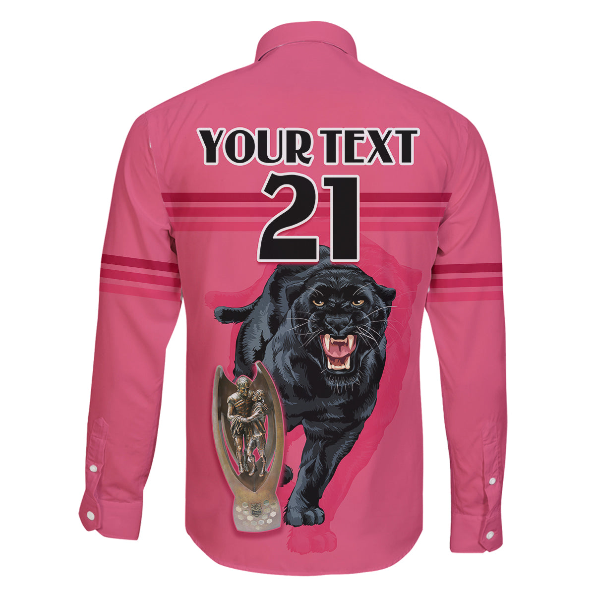 custom-panther-premierships-family-matching-off-shoulder-long-sleeve-dress-and-hawaiian-shirt-go-champions-2023-pink-simple-style