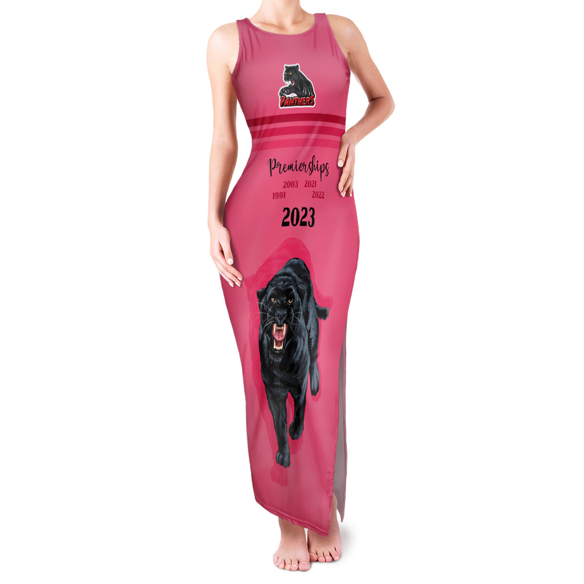 custom-panther-premierships-family-matching-tank-maxi-dress-and-hawaiian-shirt-go-champions-2023-pink-simple-style