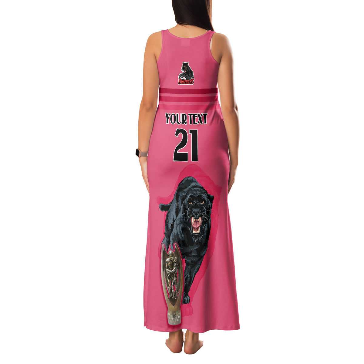 custom-panther-premierships-family-matching-tank-maxi-dress-and-hawaiian-shirt-go-champions-2023-pink-simple-style