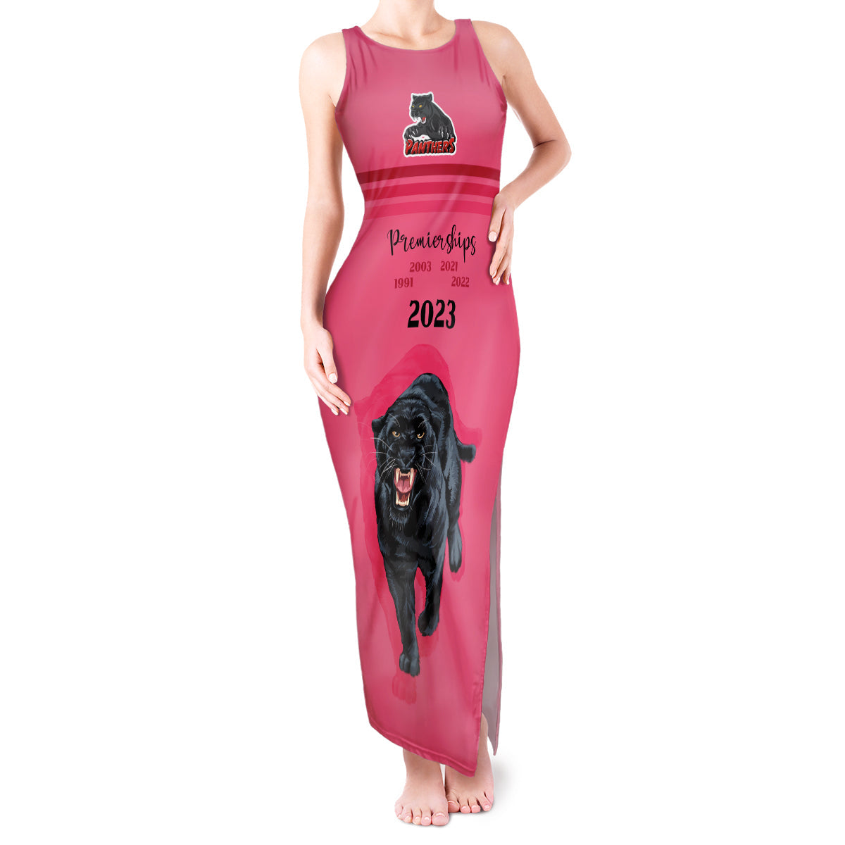 custom-panther-premierships-tank-maxi-dress-go-champions-2023-pink-simple-style