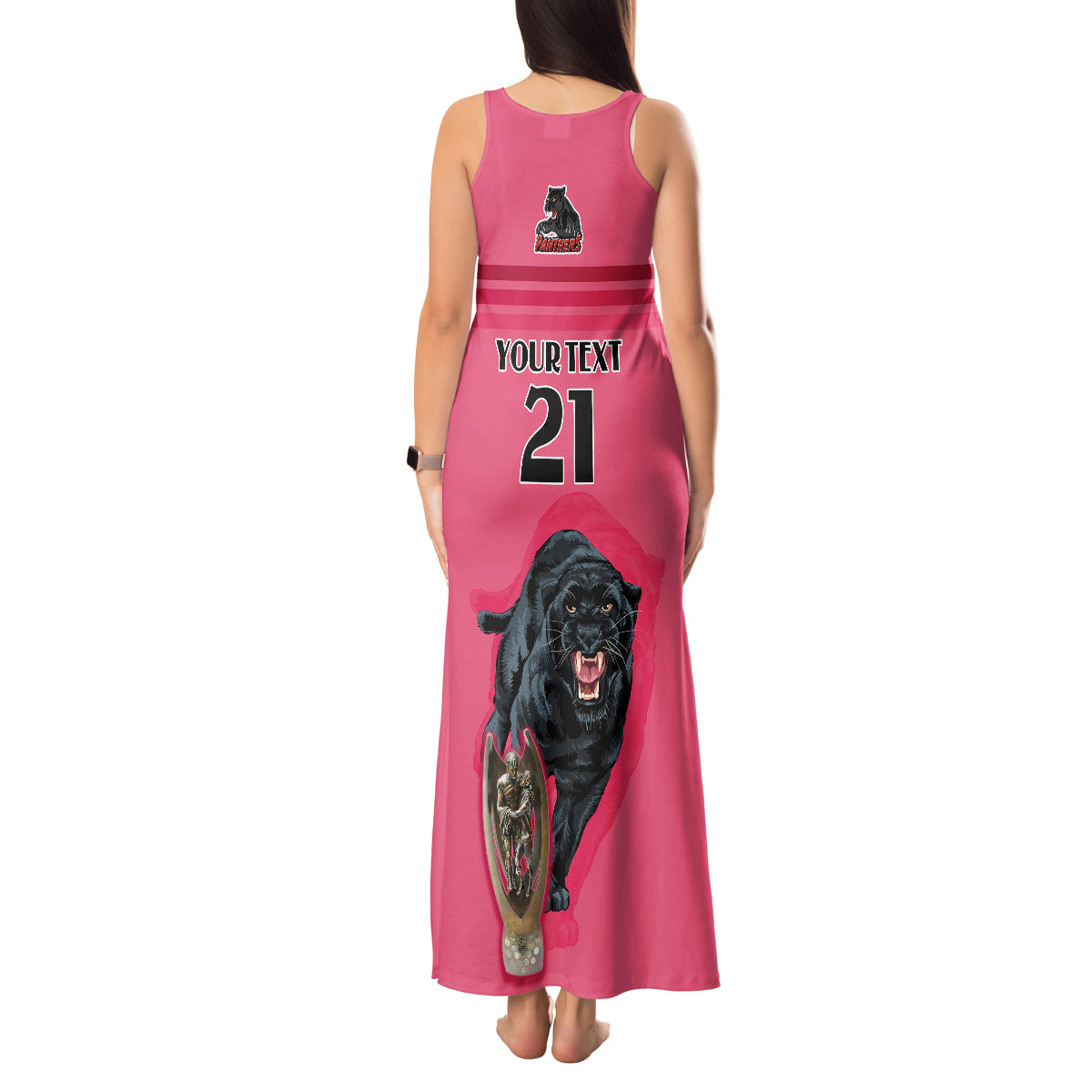 custom-panther-premierships-tank-maxi-dress-go-champions-2023-pink-simple-style