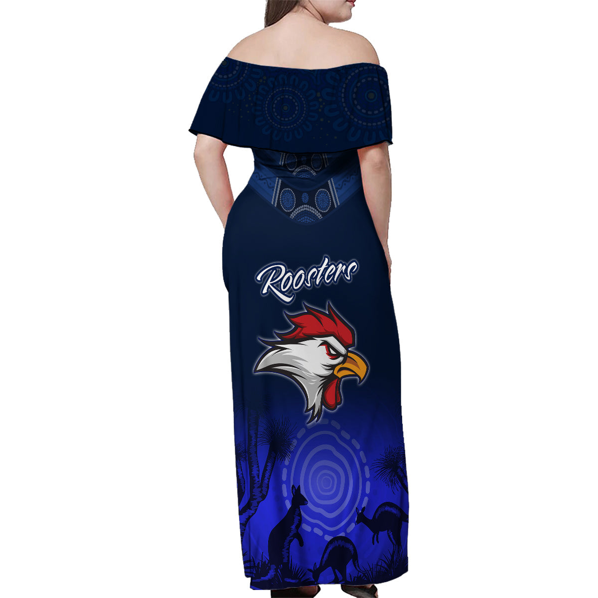 rosster-easts-to-win-family-matching-off-shoulder-maxi-dress-and-hawaiian-shirt-sydney-rugby-est-1908-boomerang-indeginous