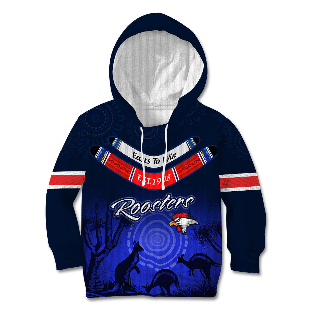 rosster-easts-to-win-kid-hoodie-sydney-rugby-est-1908-boomerang-indeginous