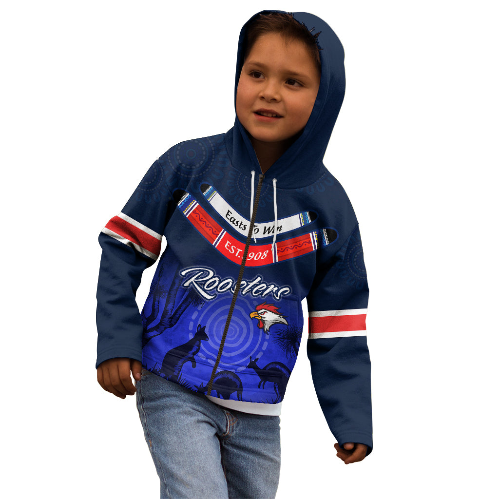 rosster-easts-to-win-kid-hoodie-sydney-rugby-est-1908-boomerang-indeginous