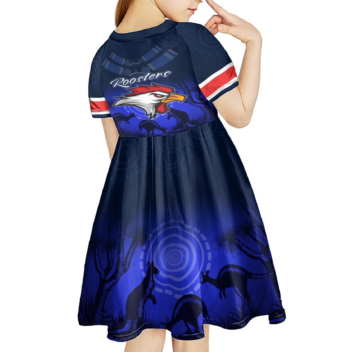 rosster-easts-to-win-kid-short-sleeve-dress-sydney-rugby-est-1908-boomerang-indeginous