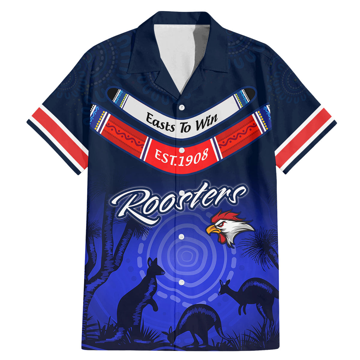 custom-rosster-easts-to-win-family-matching-mermaid-dress-and-hawaiian-shirt-sydney-rugby-est-1908-boomerang-indeginous