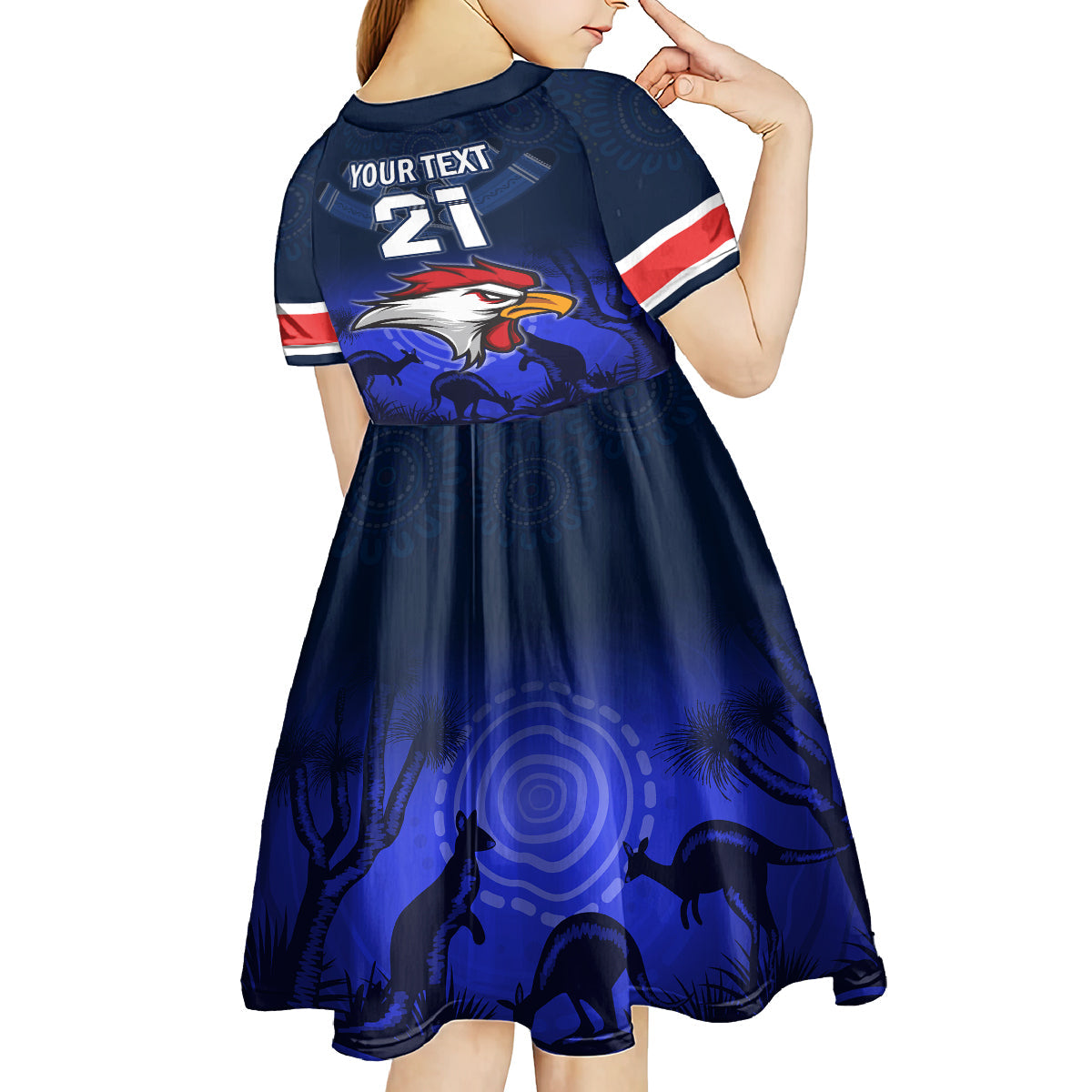 custom-rosster-easts-to-win-kid-short-sleeve-dress-sydney-rugby-est-1908-boomerang-indeginous