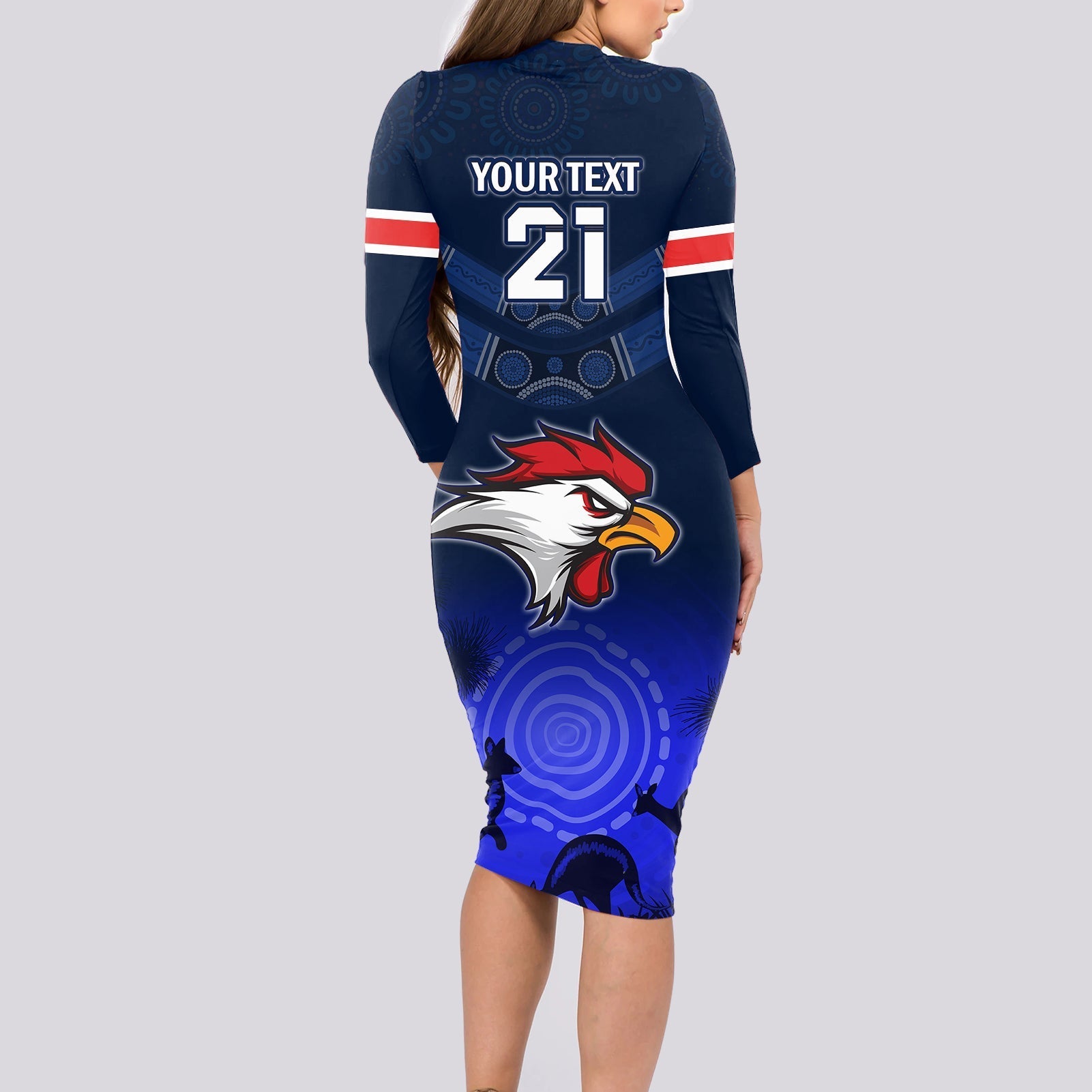 custom-rosster-easts-to-win-long-sleeve-bodycon-dress-sydney-rugby-est-1908-boomerang-indeginous