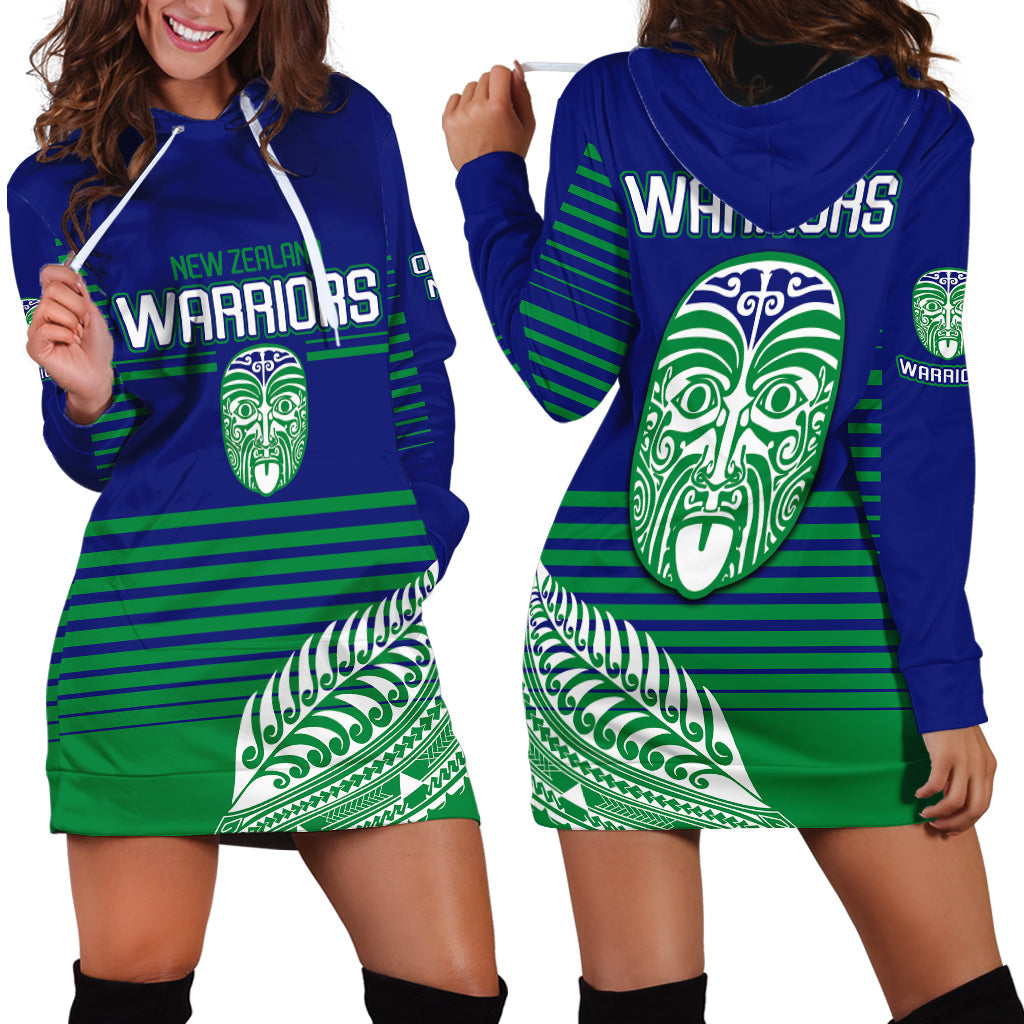 warriors-new-zealand-rugby-hoodie-dress-maori-face-ta-moko-simple-style