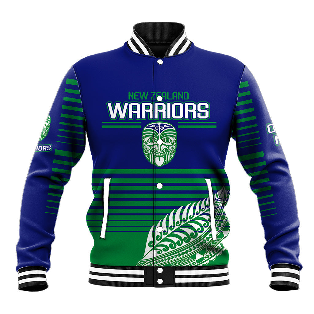custom-warriors-new-zealand-rugby-baseball-jacket-maori-face-ta-moko-simple-style