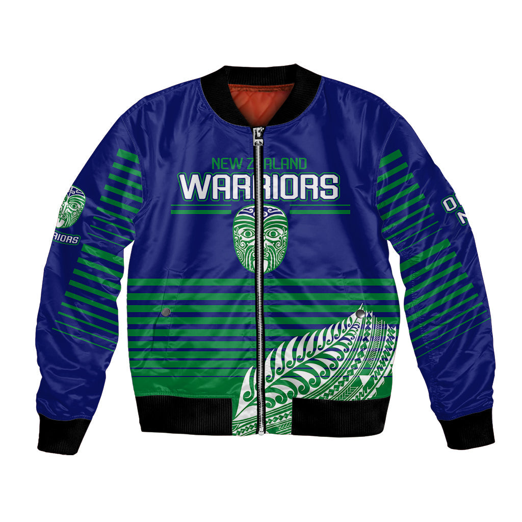 custom-warriors-new-zealand-rugby-bomber-jacket-maori-face-ta-moko-simple-style