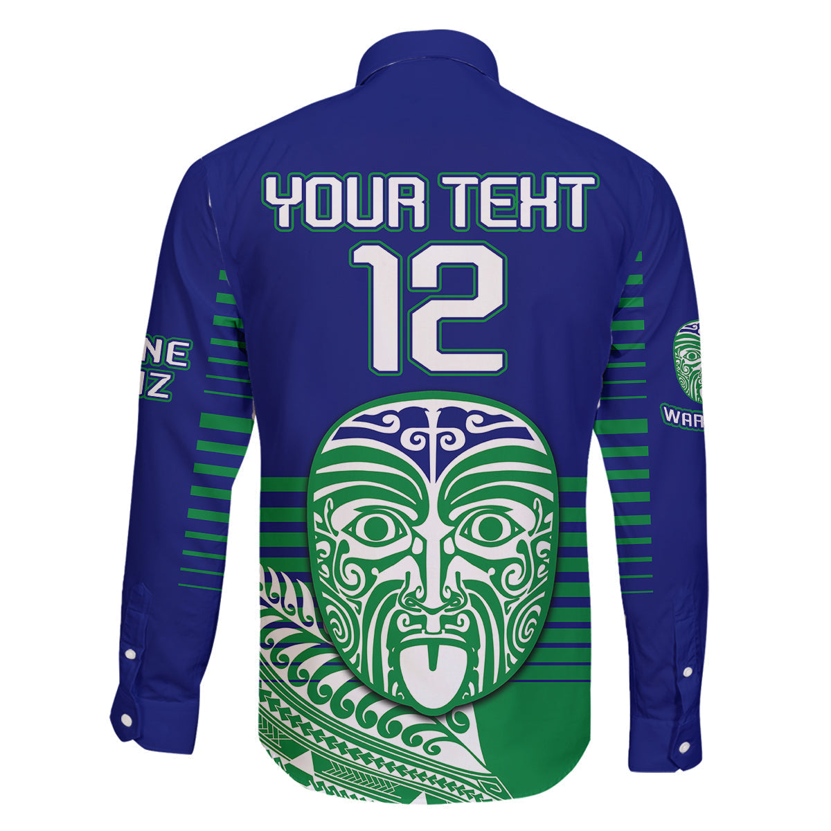 custom-warriors-new-zealand-rugby-family-matching-summer-maxi-dress-and-hawaiian-shirt-maori-face-ta-moko-simple-style