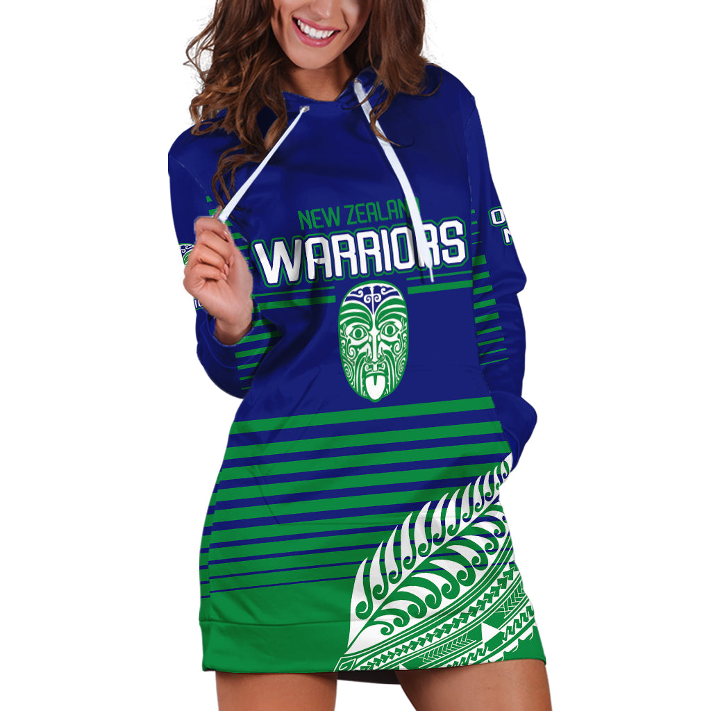 custom-warriors-new-zealand-rugby-hoodie-dress-maori-face-ta-moko-simple-style