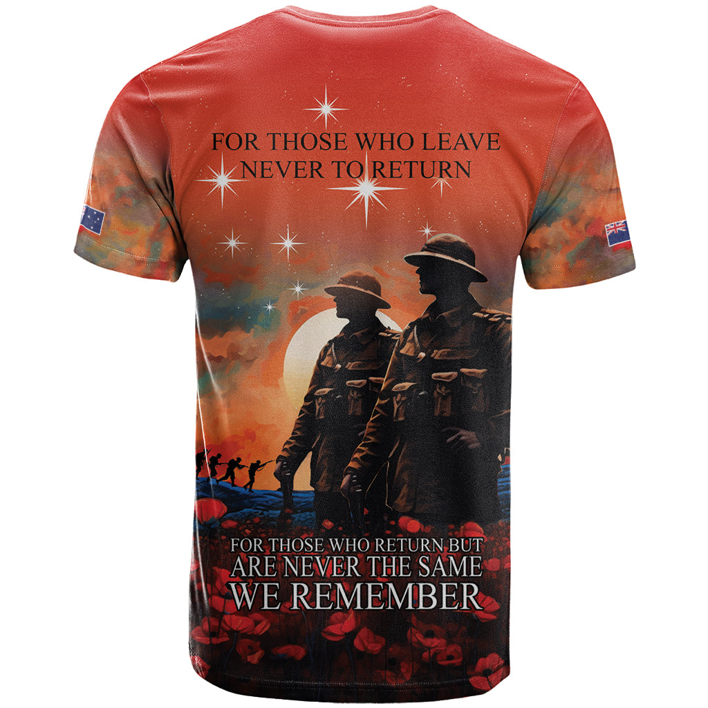 New Zealand ANZAC The Stars of Matariki T Shirt For Your Tomorrow They Gave Their Today LT9 - Vibe Hoodie Shop