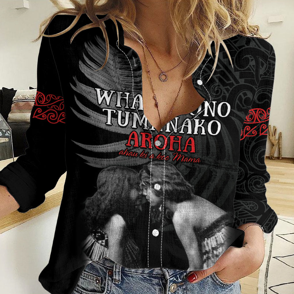 New Zealand Mother's Day Women Casual Shirt Maori Hongi Aroha Ahau Ki A Koe Mama - Vibe Hoodie Shop